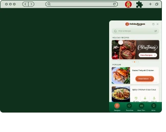Let's start cooking with HolidayRecipesOnline